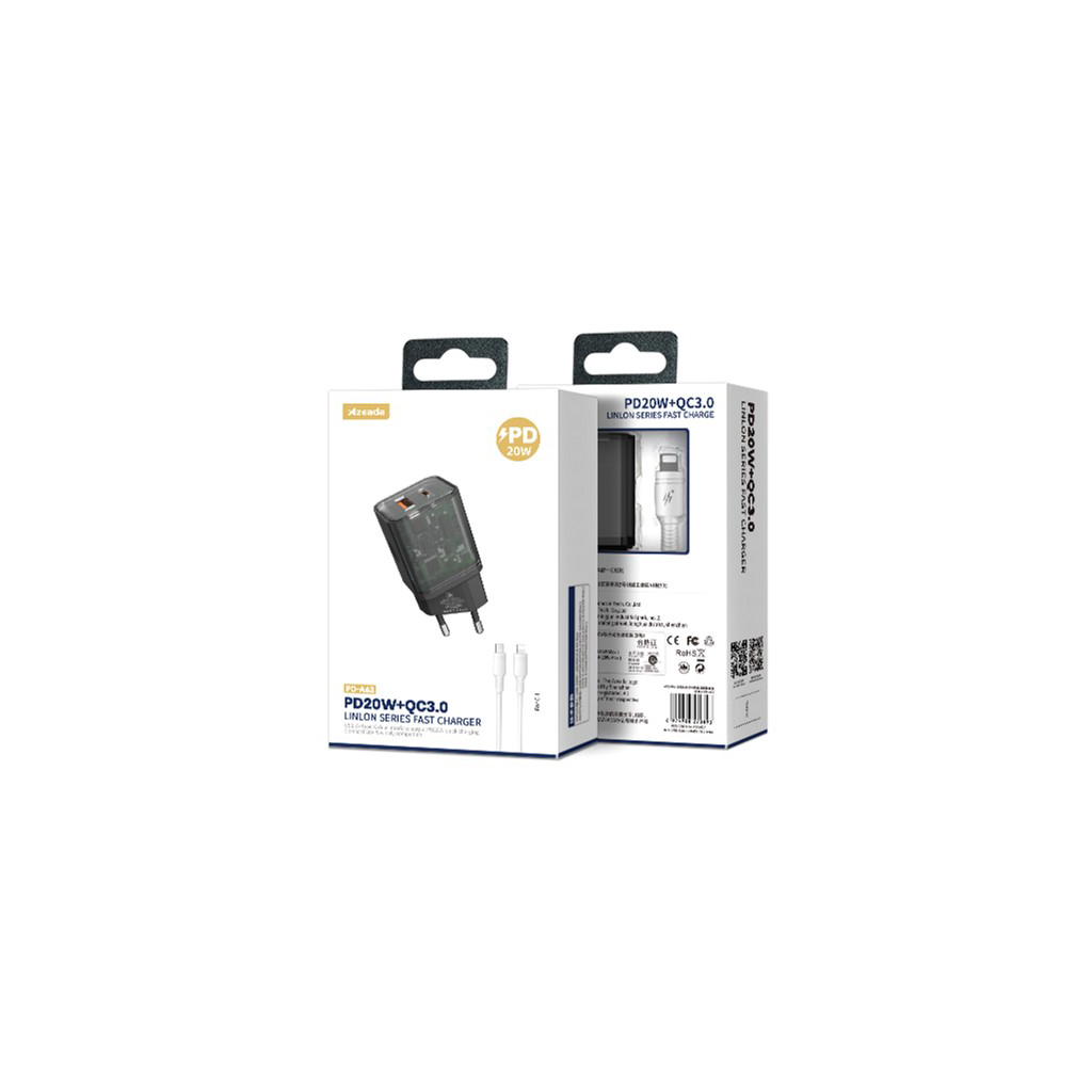 Зарядний пристрій Proda Xinrui A62 Fast Cherge 20W + Quick Charge (PD-A62-BK) - зображення 3