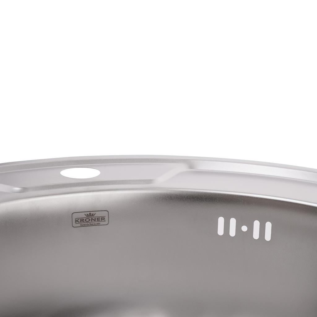Мийка кухонна Kroner Satin-490 06160 (CV022764) - зображення 5