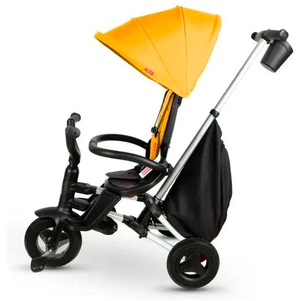 Дитячий велосипед QPlay Nova+ Rubber складаний триколісний Desert Yellow (S700-17Nova+RubberDY) - зображення 2