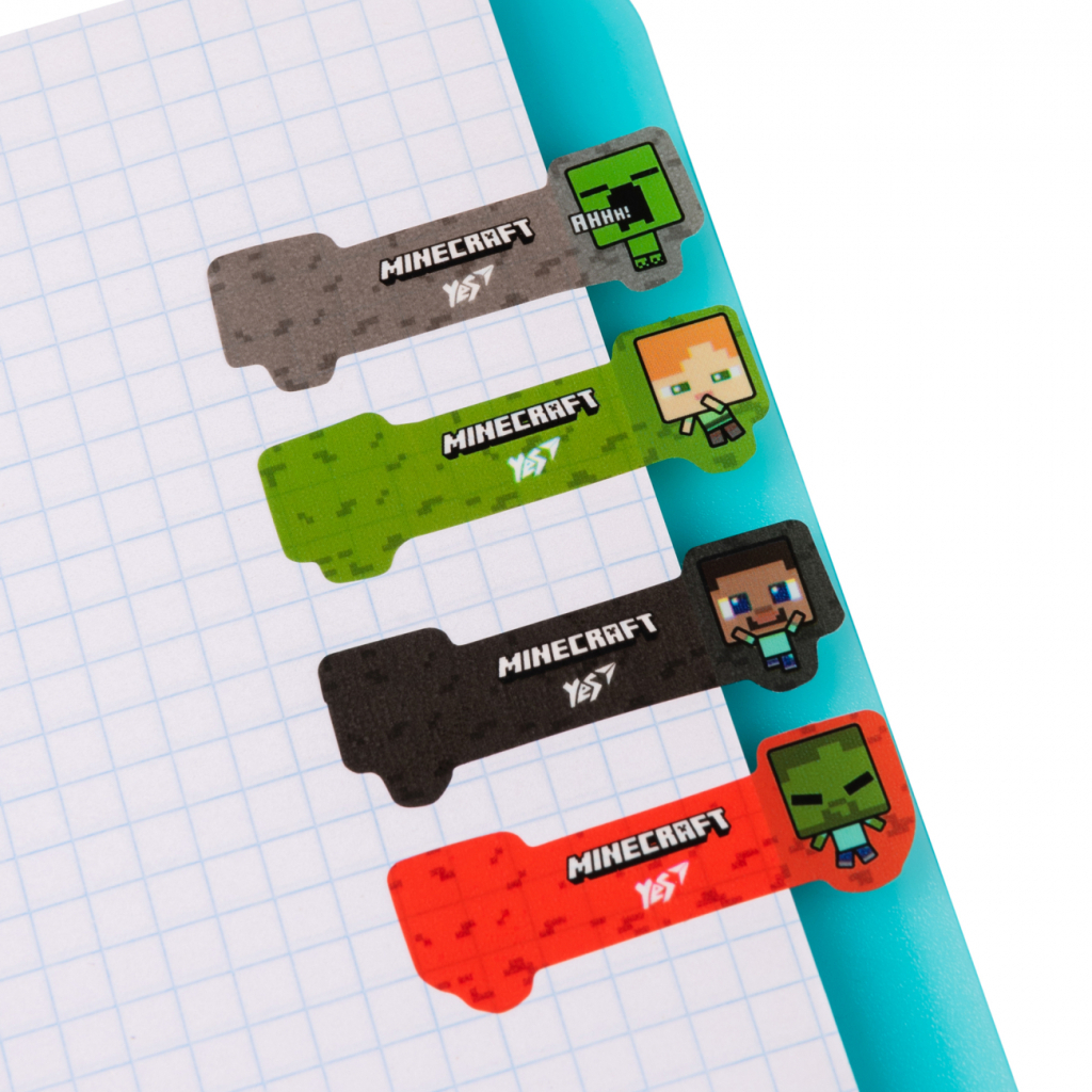 Стікер-закладка Yes Pop-up Minecraft пластик 80 шт (170427) - зображення 2