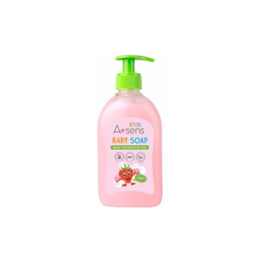 Дитяче мило A-Sens Kids з гіпоалергенним Полуниця 300 мл (3109530) - зображення 1