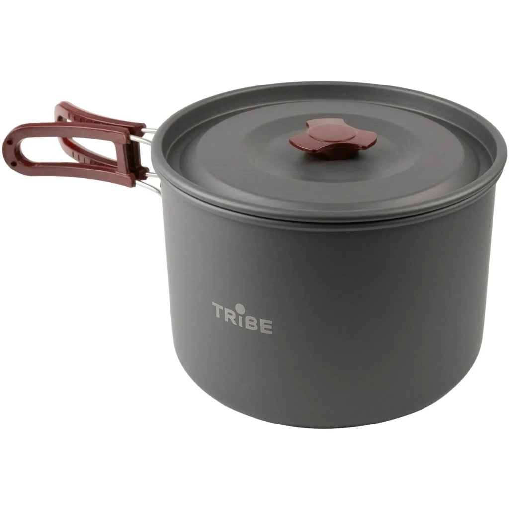 Котел туристичний Tribe Pot 3 л Alu алюмінієвий grey (T-FH-0015-grey) - изображение 3