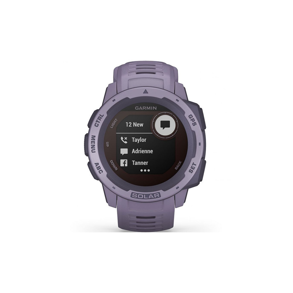 Смарт-годинник Garmin Instinct Solar, Orchid (010-02293-02) - зображення 9