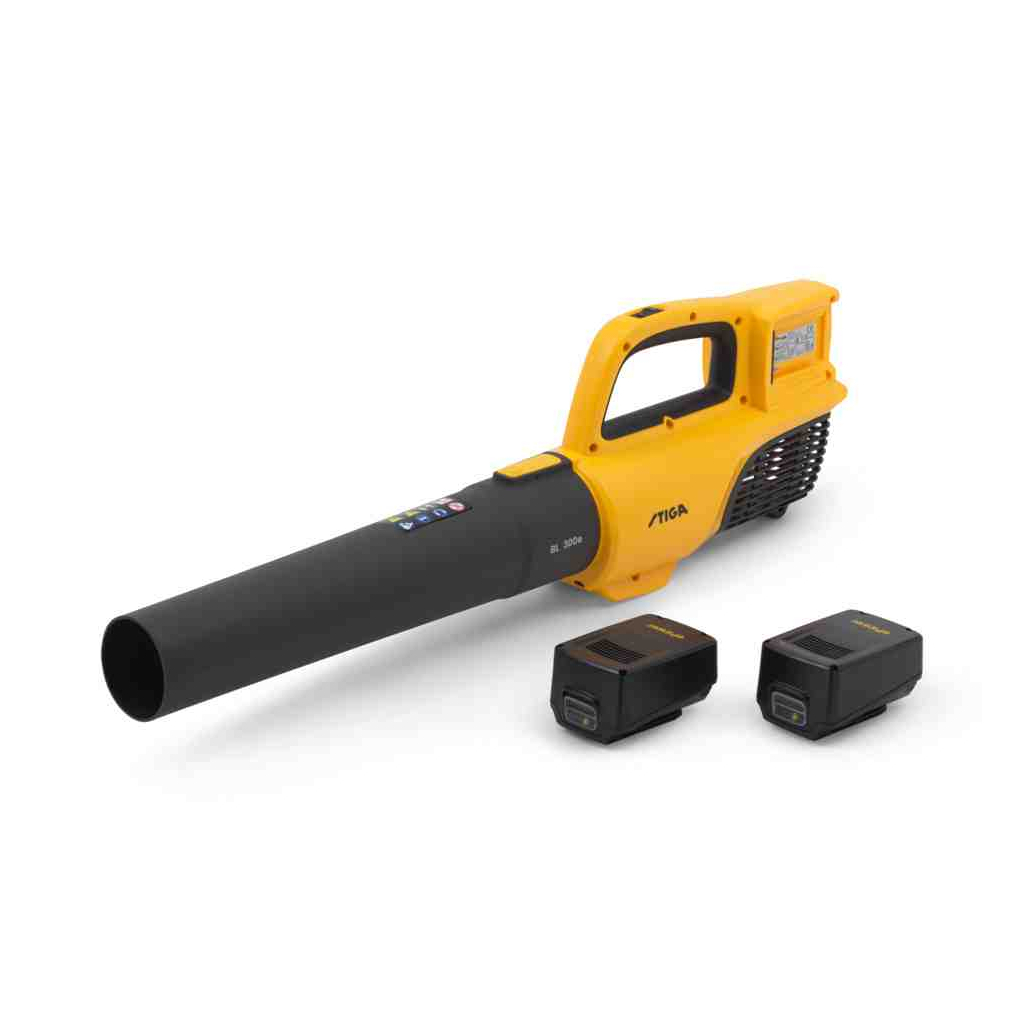 Повітродувка Stiga BL300 40V (20V+20V), 42м/с, 2x4Ah (BL300eKit) - зображення 1