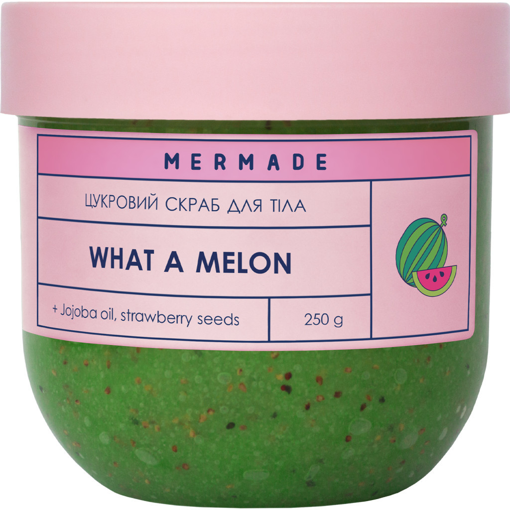 Скраб для тіла Mermade What A Melon Цукровий 250 г (4820241303748) - зображення 1