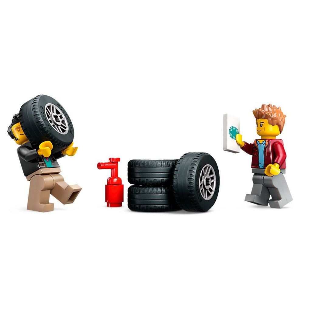 Конструктор LEGO City Вантажівка-транспортер зі спортивними авто (60408) - зображення 6