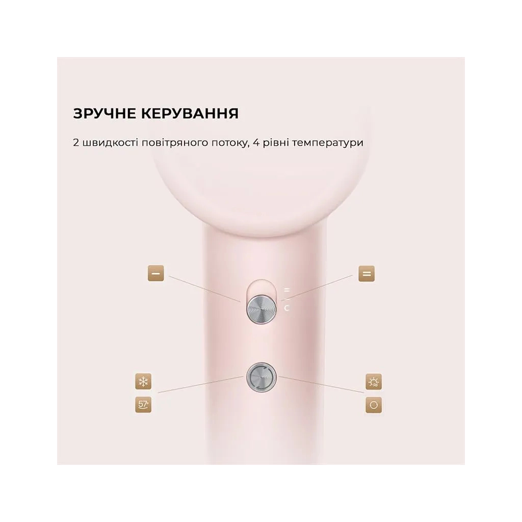 Фен Dreame Gleam Pink (AHD12A-PK) - зображення 4