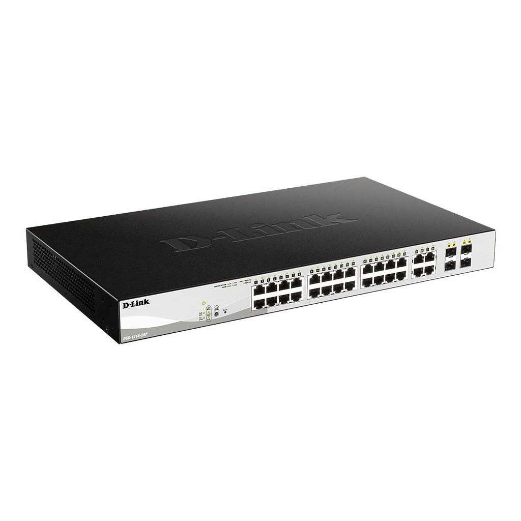 Комутатор мережевий D-Link DGS-1210-28P/E - зображення 2