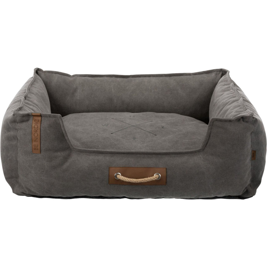 Лежак для тварин Trixie Fohr BE NORDIC 80х60 см темно-сірий (4011905374482) - зображення 1