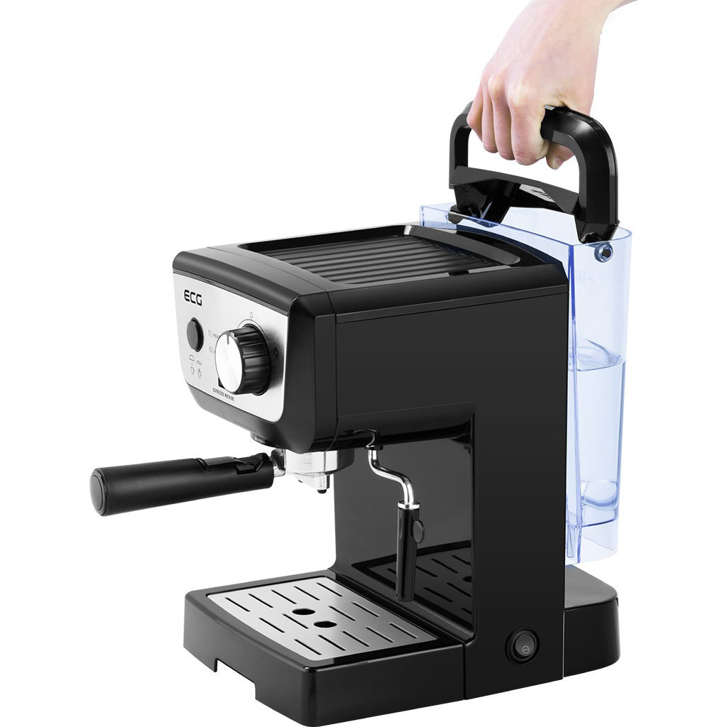 Ріжкова кавоварка еспресо ECG ESP 20101 Black (ESP20101 Black) - зображення 7
