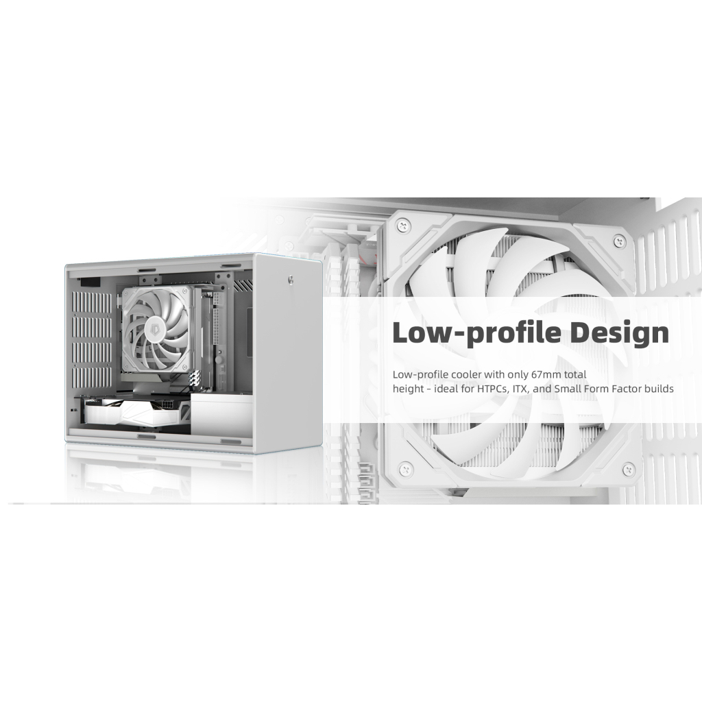 Кулер до процесора ID-Cooling IS-67-XT White - зображення 10