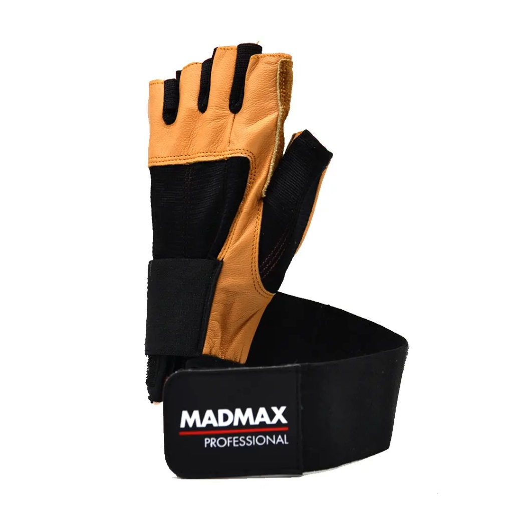Рукавички для фітнесу MadMax MFG-269 Professional Brown XL (MFG-269-Brown_XL) - зображення 2
