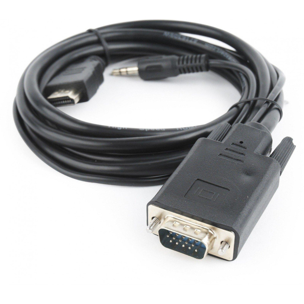 Перехідник HDMI to VGA 3.0m Cablexpert (A-HDMI-VGA-03-10) - зображення 2