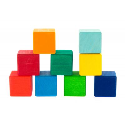 Конструктор Nic дерев'яний Різнокольоровий кубик (NIC523348) - зображення 3