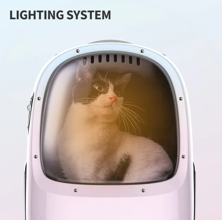 Рюкзак-переноска Petkit Breezy 2 Smart Cat Carrier Pink (P7704) - изображение 8