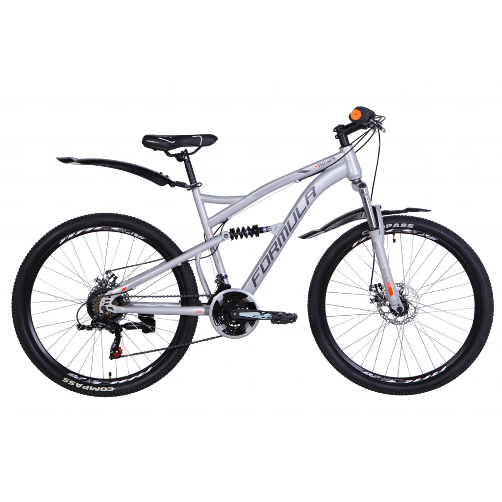 Велосипед Formula 26" X-ROVER AM2 DD рама-19" 2021 Silver (OPS-FR-26-483) - зображення 1
