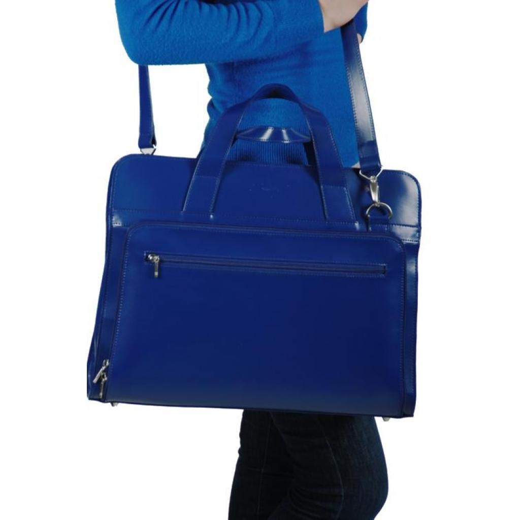 Сумка для ноутбука Sumdex 15.4" SLN-062 NV Blue leather - зображення 6