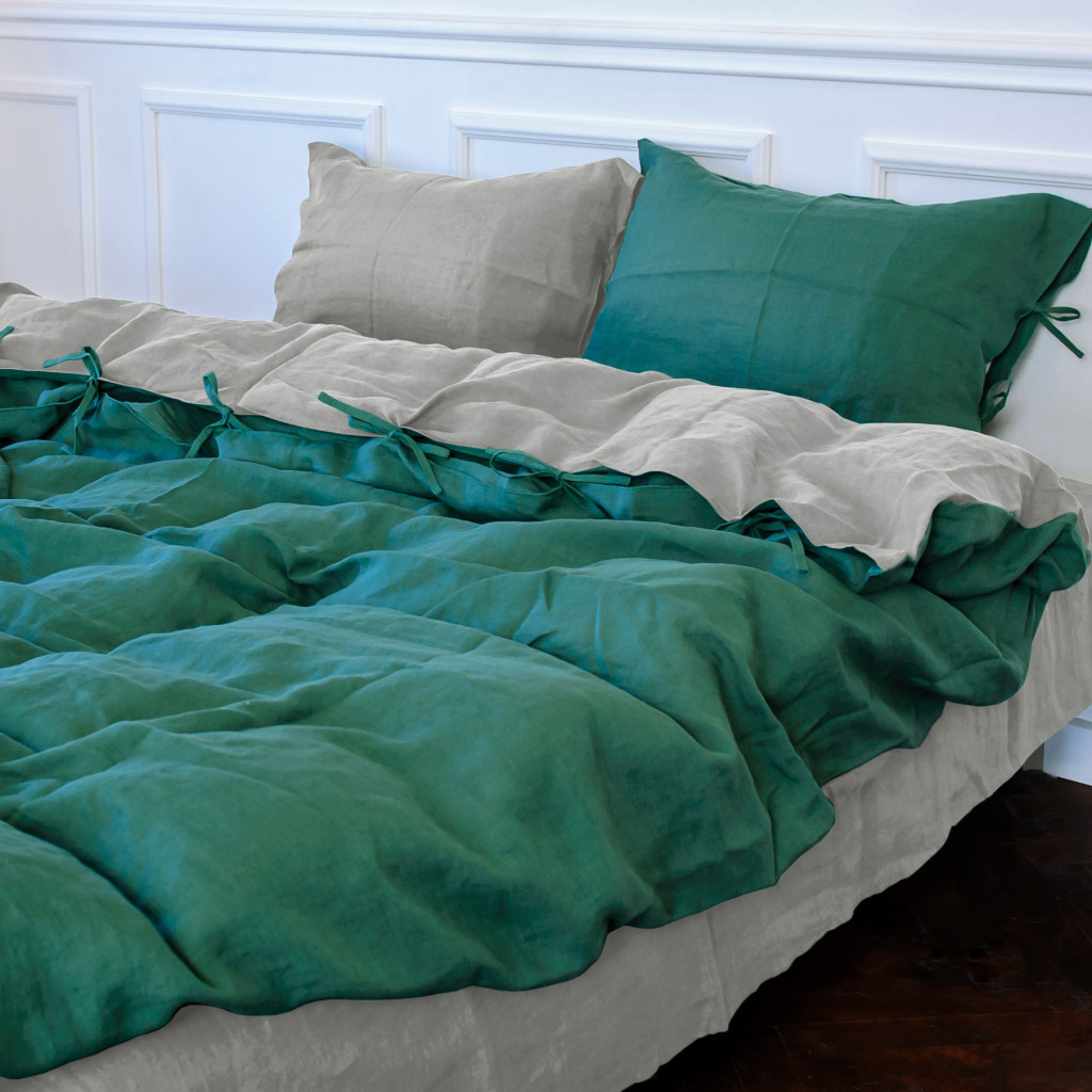 Постільна білизна MirSon Льон Green meadow 220х240 (2200005371060) - изображение 11