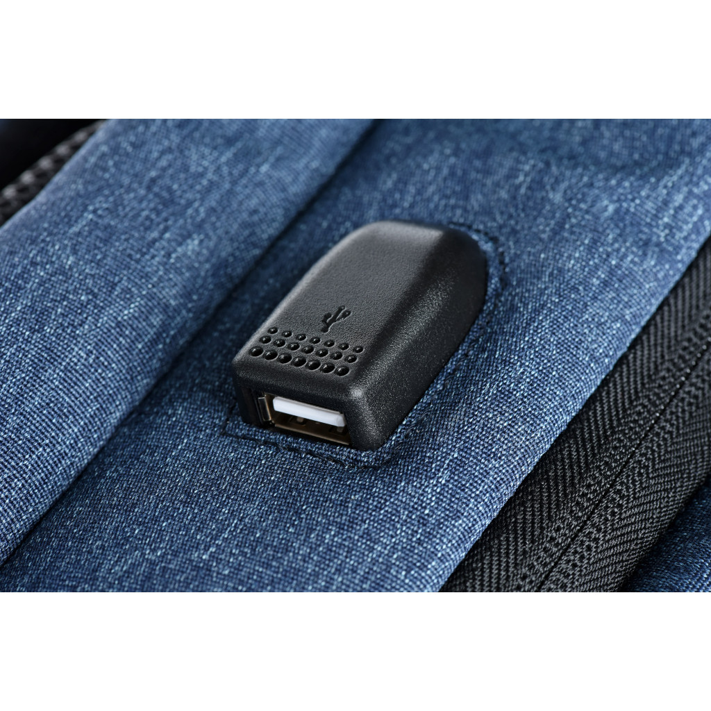 Рюкзак для ноутбука 2E 16" BPN9166 Melange, Blue (2E-BPN9166NV) - зображення 10