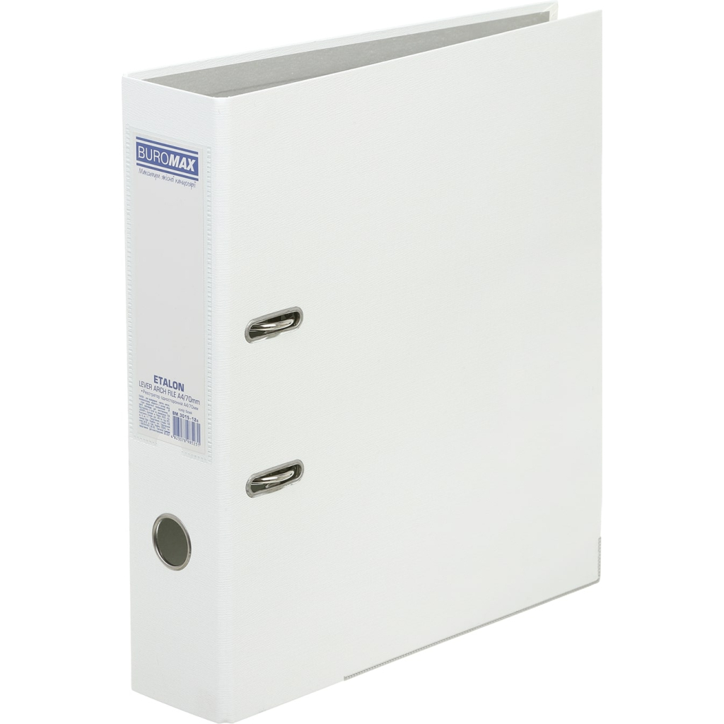 Папка - реєстратор Buromax Etalon A4 75 мм Біла (BM.3015-12c) - зображення 1