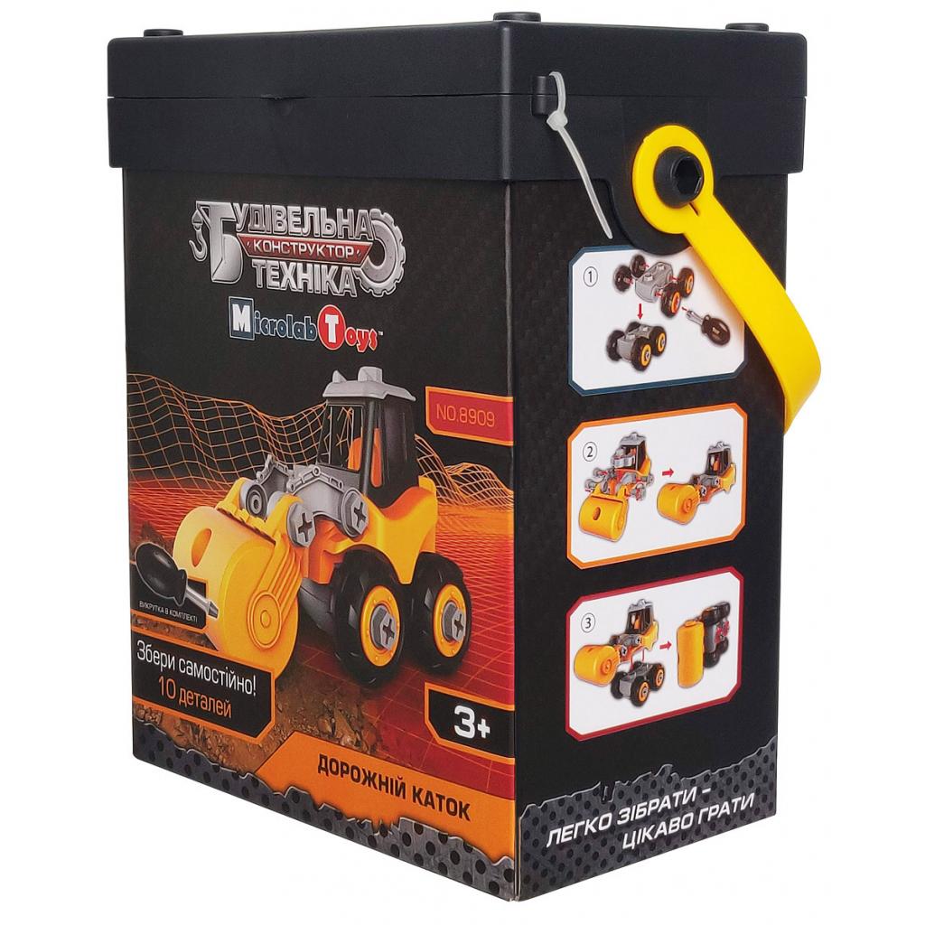Конструктор Microlab Toys Будівельна техніка - дорожній каток (MT8909) - зображення 3