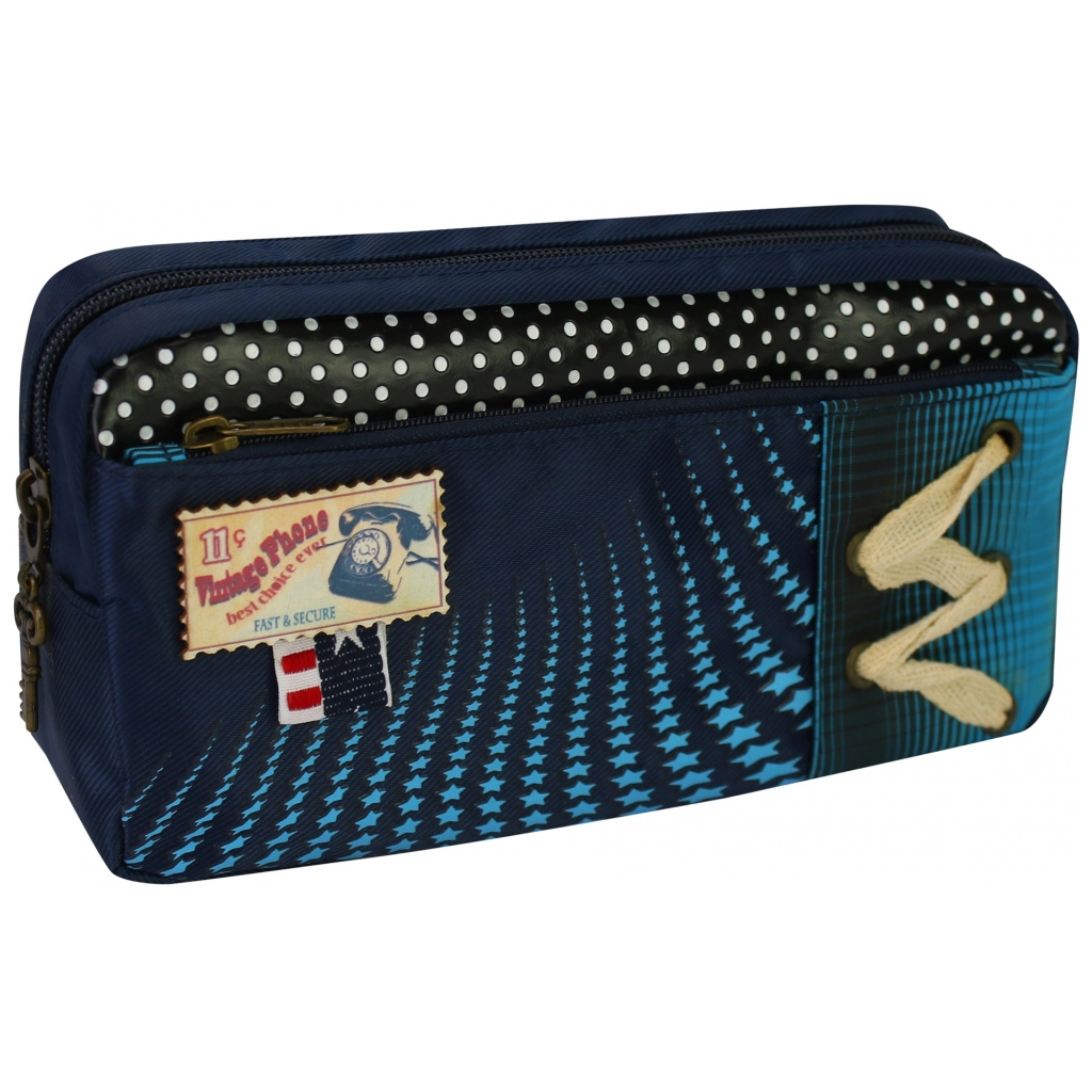 Пенал Maxi 2 відділення (J-2292-blue) - зображення 1