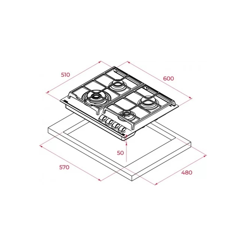 Варочна поверхня Teka GZC 64320 XBN ST112570099 - зображення 5