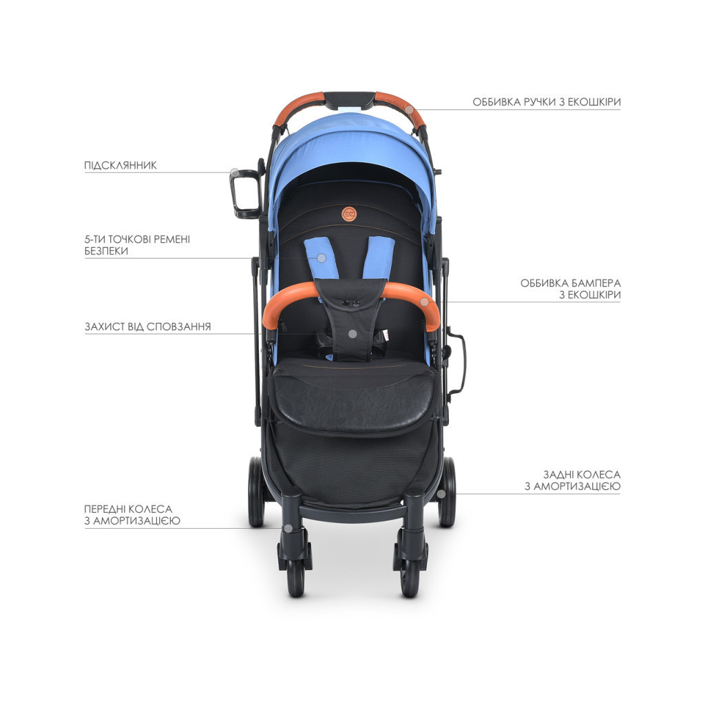 Коляска El Camino Yoga ll (M 3910 v.2 ultramarine) - зображення 2