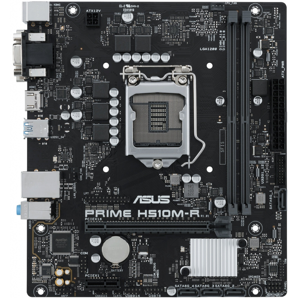 Материнська плата ASUS PRIME H510M-R-SI - зображення 1