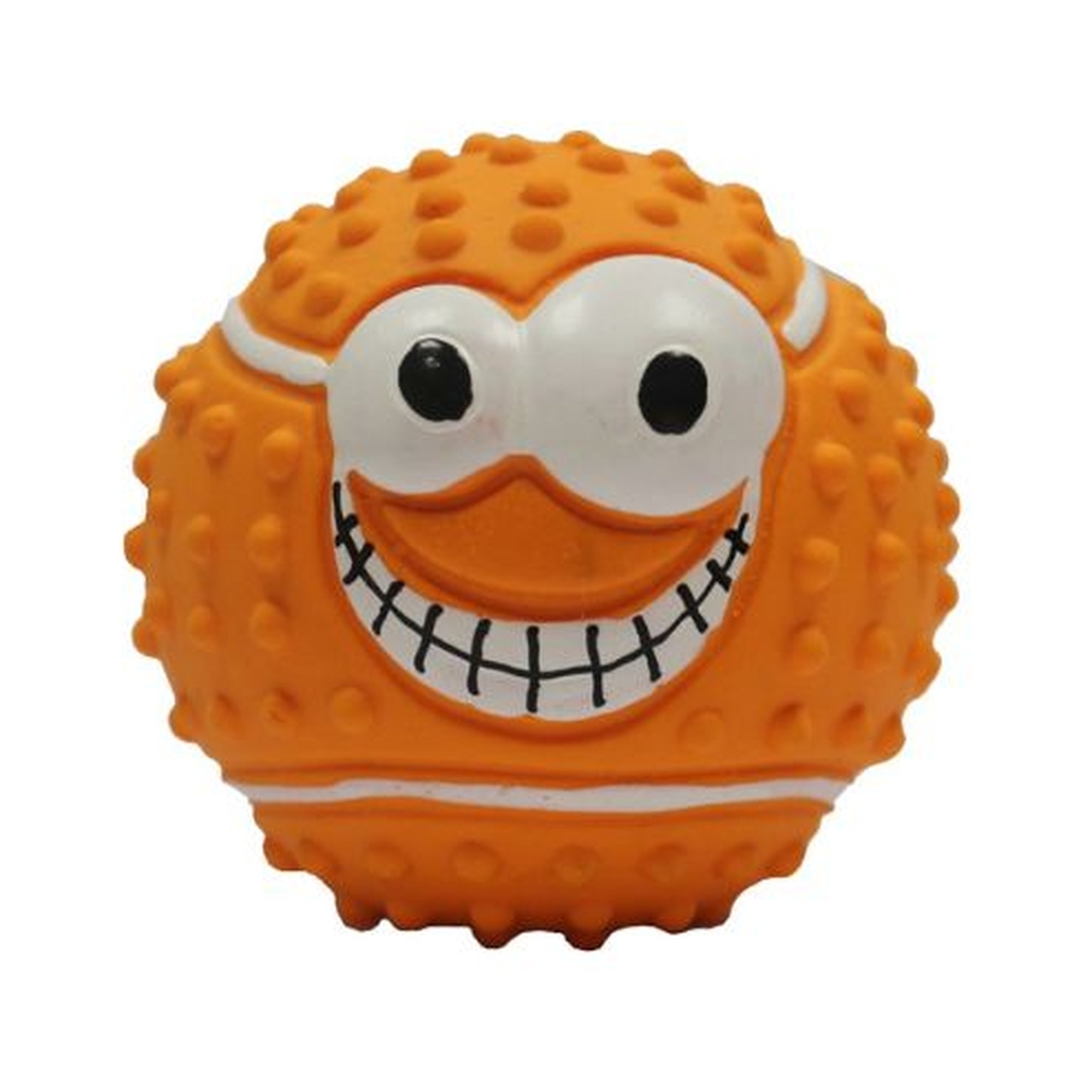 Іграшка для собак MISOKO&CO Тенісний м'ячик помаранчевий 7.5 см (BEIRJ00914) - зображення 1