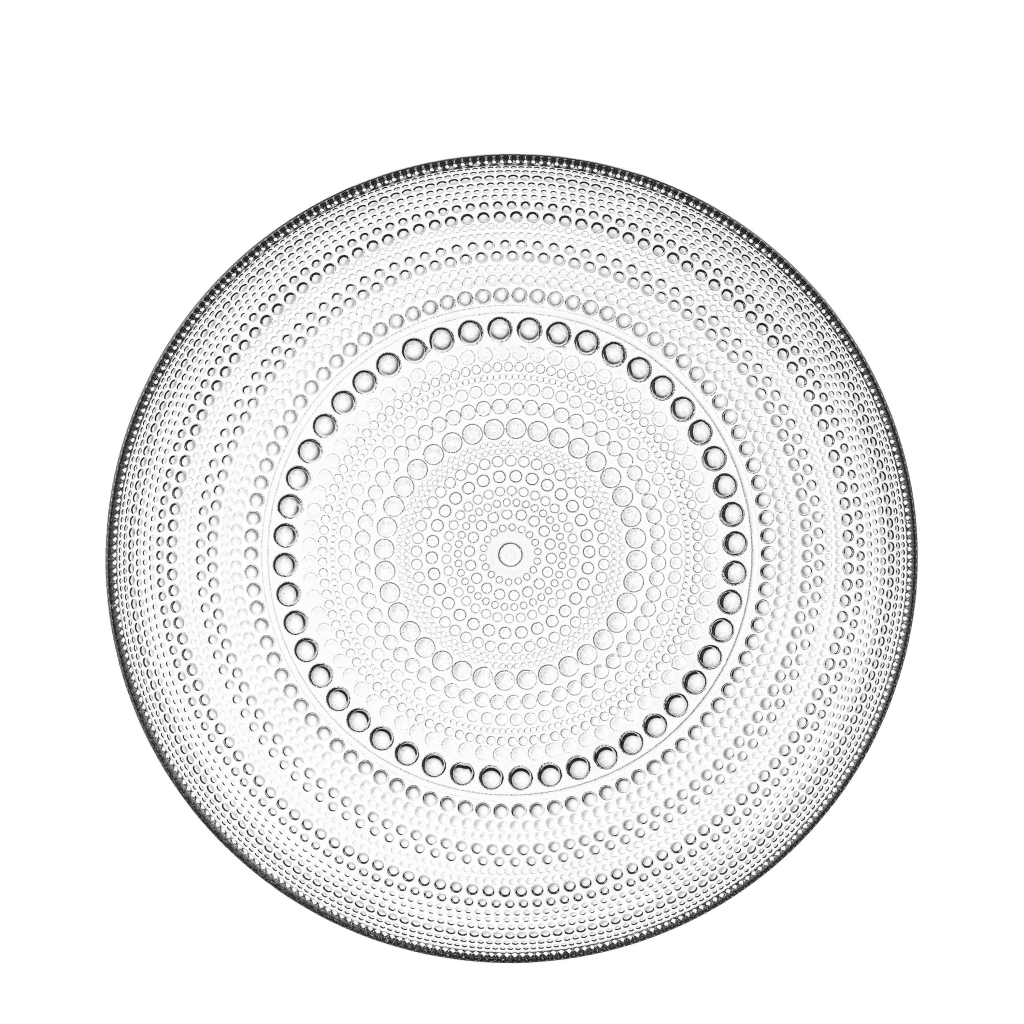 Тарілка Ardesto Verbena, 20.7см, скло, прозорий (AR5027) - зображення 1