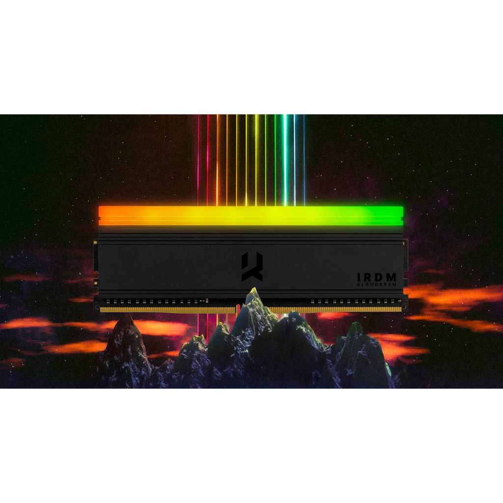 Модуль пам'яті для комп'ютера DDR4 16GGB (2x8GB) 3600 MHz IRDM RGB Black Goodram (IRG-36D4L18S/16GDC) - зображення 8