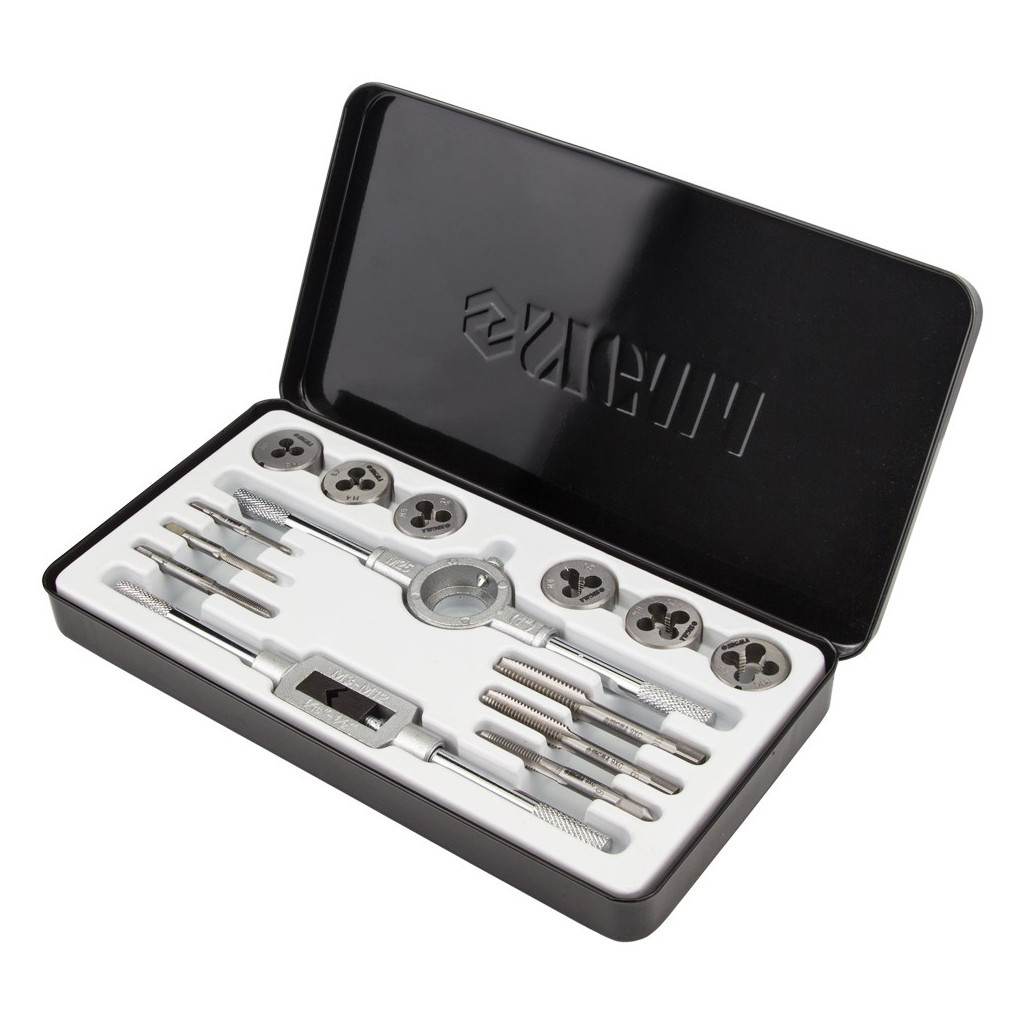 Набір мітчиків і плашок Sigma 14 предм., металевий кейс (1643071) - зображення 2