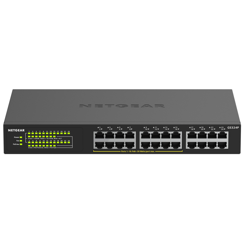 Комутатор мережевий Netgear GS324P-100EUS - зображення 1