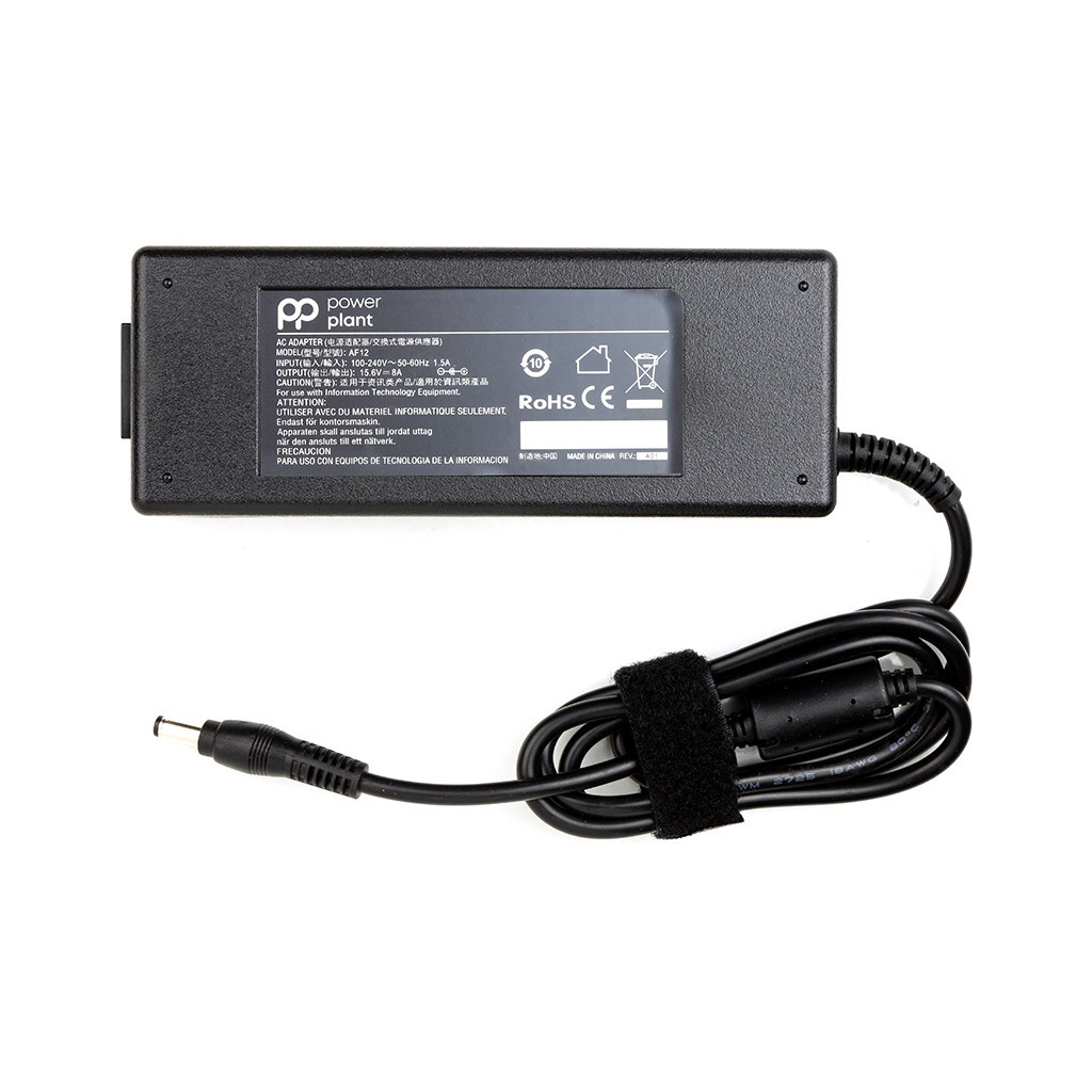 Блок живлення до ноутбуку PowerPlant PANASONIC 220V, 15.6V 125W 8A (5.5*2.5) (PC125S5525) - зображення 1