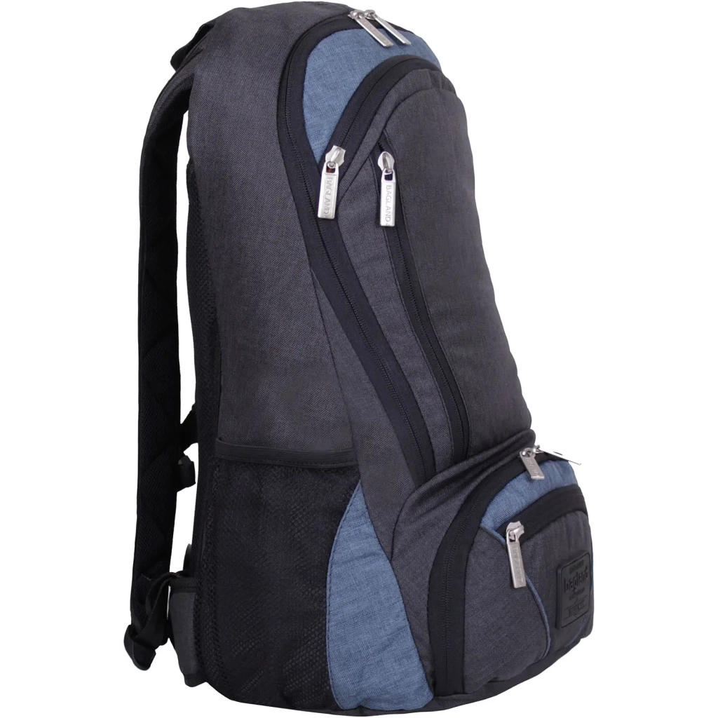 Рюкзак для ноутбука Bagland 15.6" Granite 23L black/gray 0012069 (7072175) - зображення 2