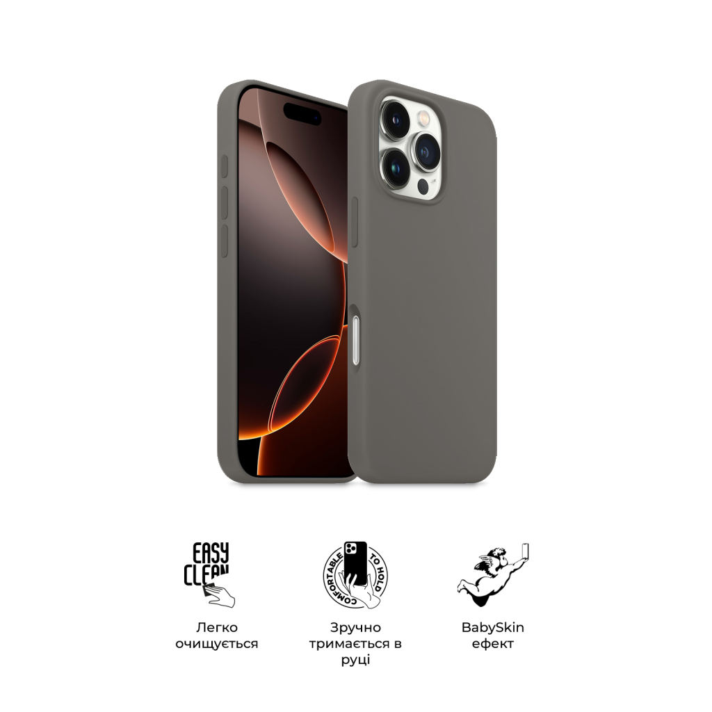 Чохол до мобільного телефона Armorstandart ICON2 MagSafe Apple iPhone 16 Pro Max Stone Grey (ARM81321) - зображення 3
