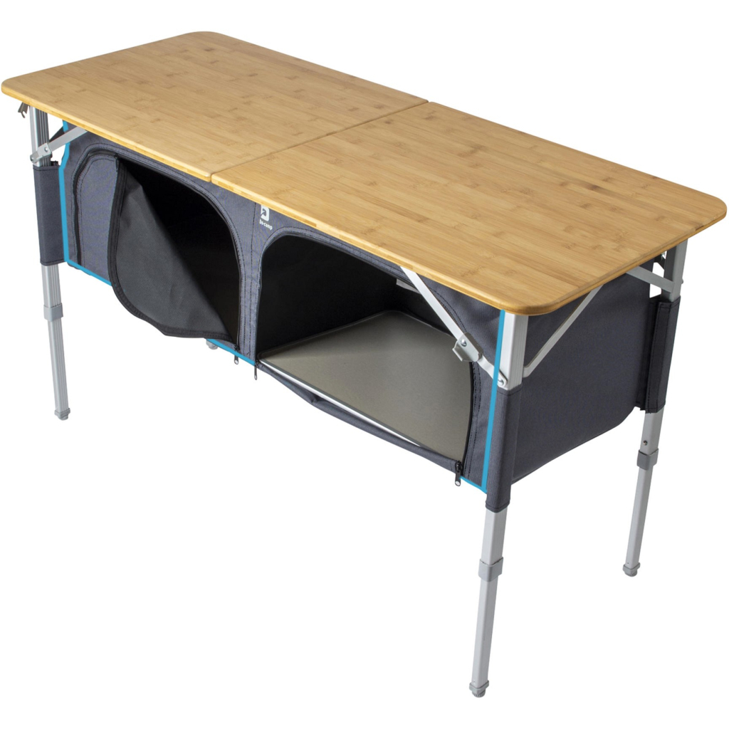 Туристичний стіл Bo-Camp Newington 120 x 50 cm Коричневий (1593631) - зображення 4
