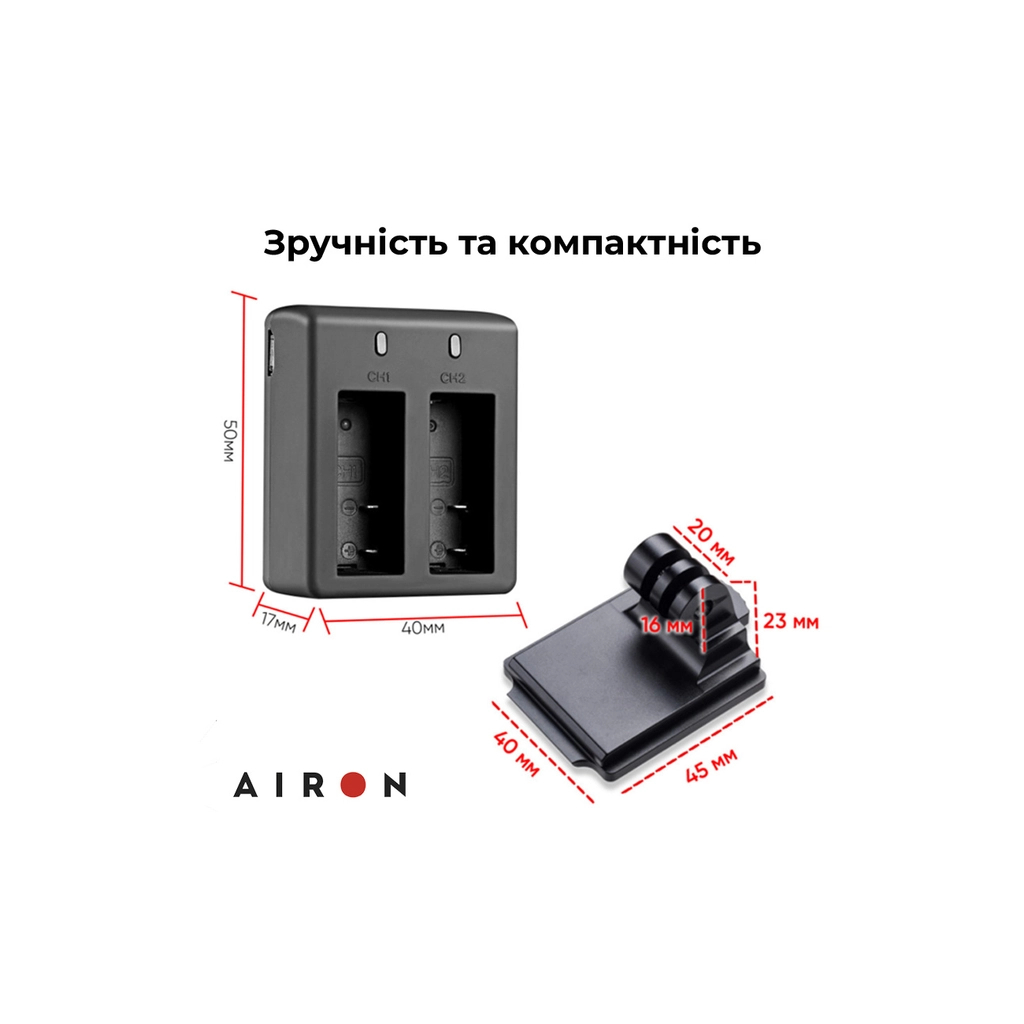Екшн-камера AirOn ProCam 7 Tactical Kit Black (4822356754801) - зображення 5
