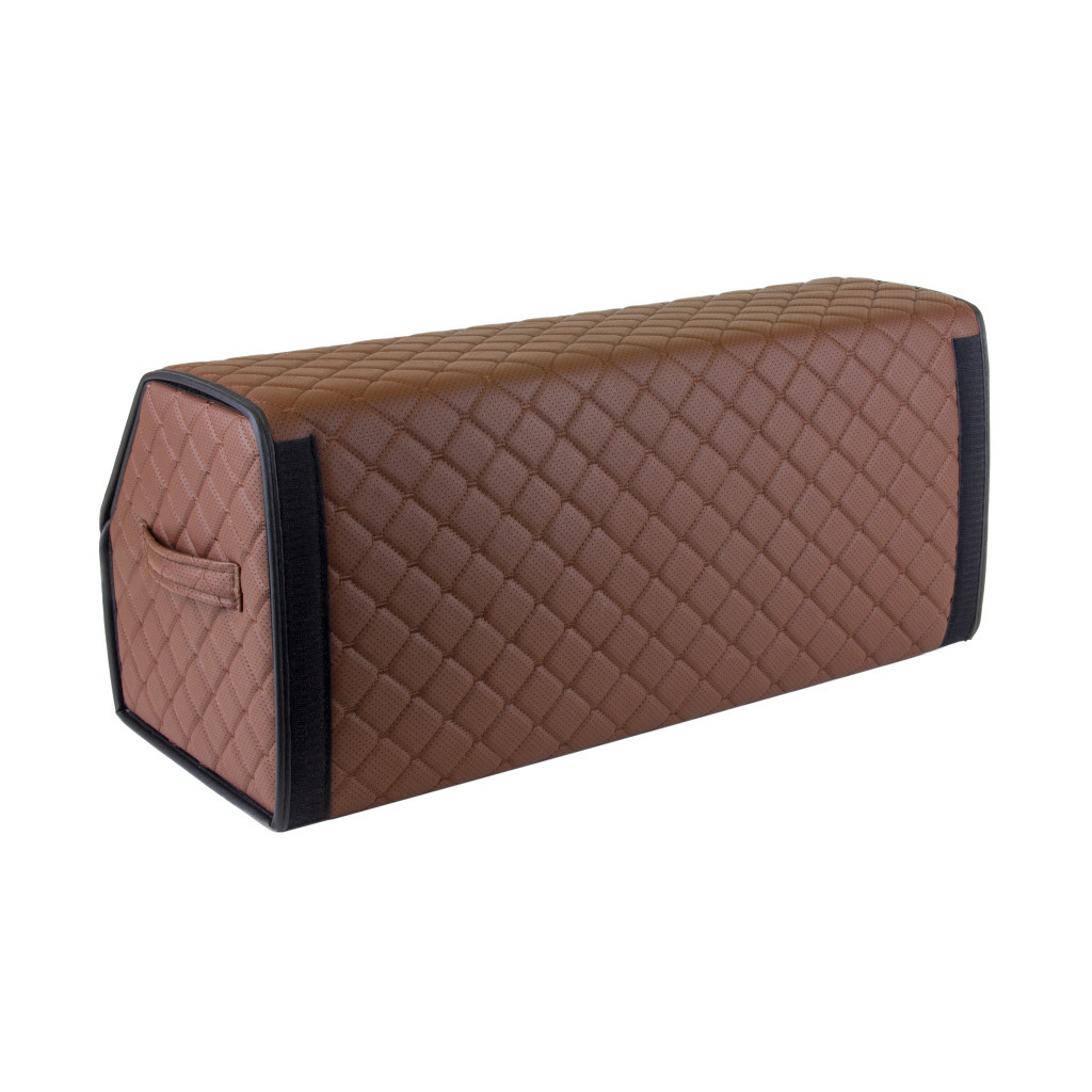 Сумка-органайзер EVAtech ECO L 30x30x65 см коричнева з коричневою ниткою (EHECELZZBR) - зображення 5