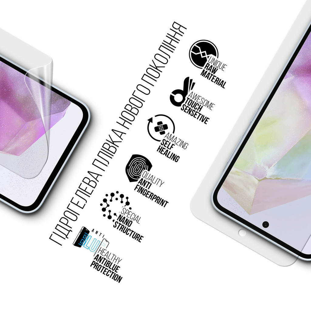 Плівка захисна Armorstandart Anti-spy Samsung A35 5G (A356) (ARM74359) - зображення 2