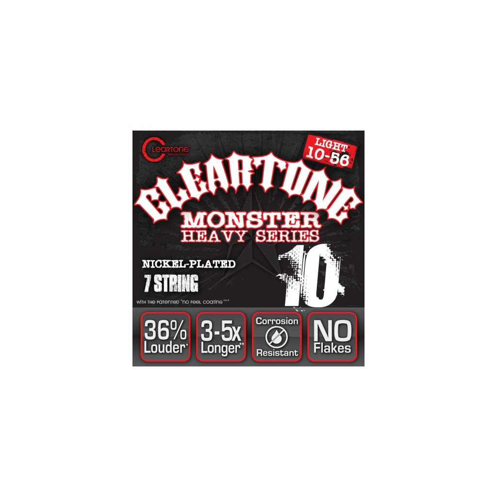 Струни для гітари Cleartone Electric Heavy Seires Light 7 (10-56) (9410-7) - зображення 2