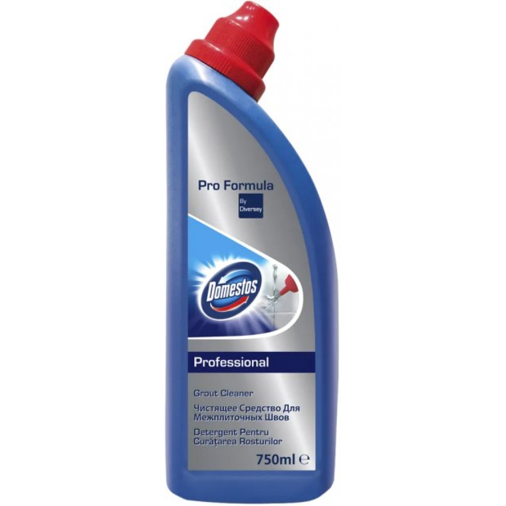 Рідина для чищення ванн Domestos Professional Grout Cleaner для санітарної зони 750 мл (7615400184200) - зображення 1