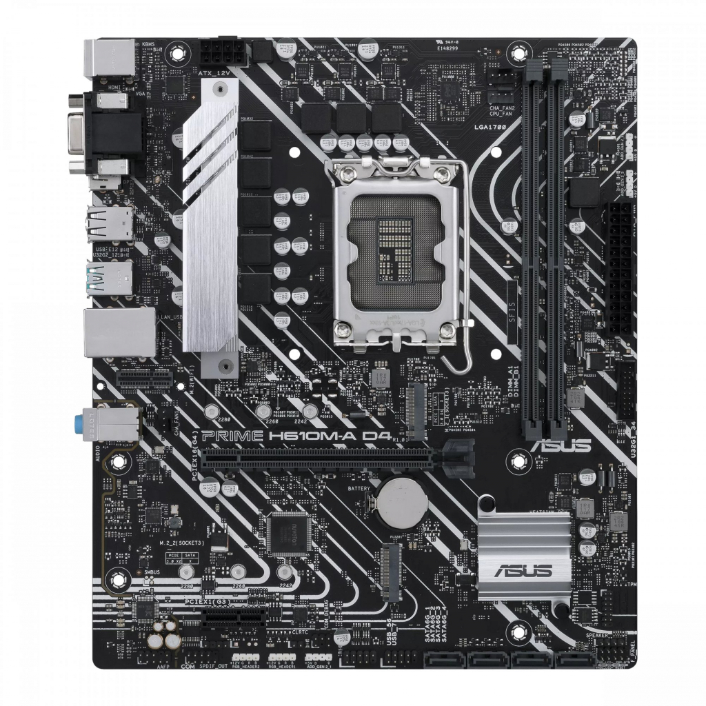 Материнська плата ASUS PRIME H610M-A D4-CSM - зображення 4