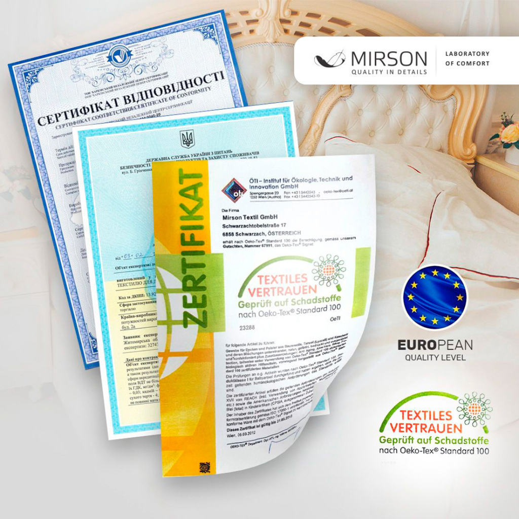 Підковдра MirSon Satin Stripe 30-0008 + 30-0001 Bethseda 220х240 см (2200005257456) - зображення 3