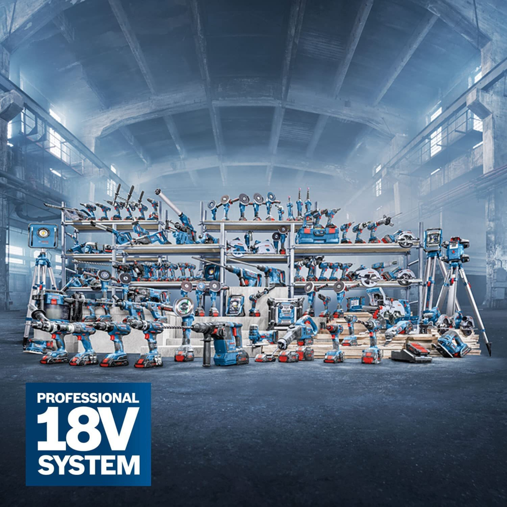 Набір електроіструментів Bosch електичних GBH 180-LI+GSR 180-LI в кейсі+2xGBA 18V 4.0Ah+GAL 18V-40 (0.615.990.M31) - изображение 9