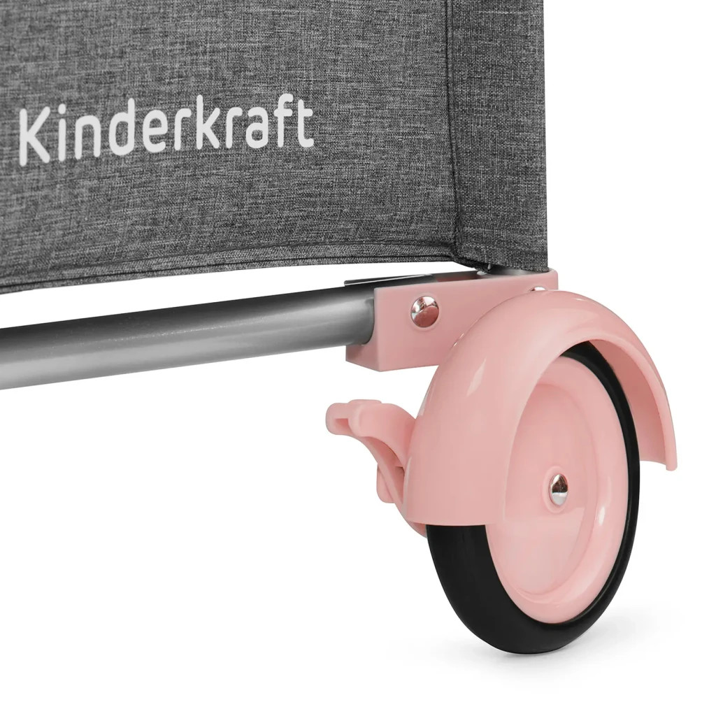 Ліжечко Kinderkraft манеж з пеленатором Joy Pink (5902533911264) - зображення 11