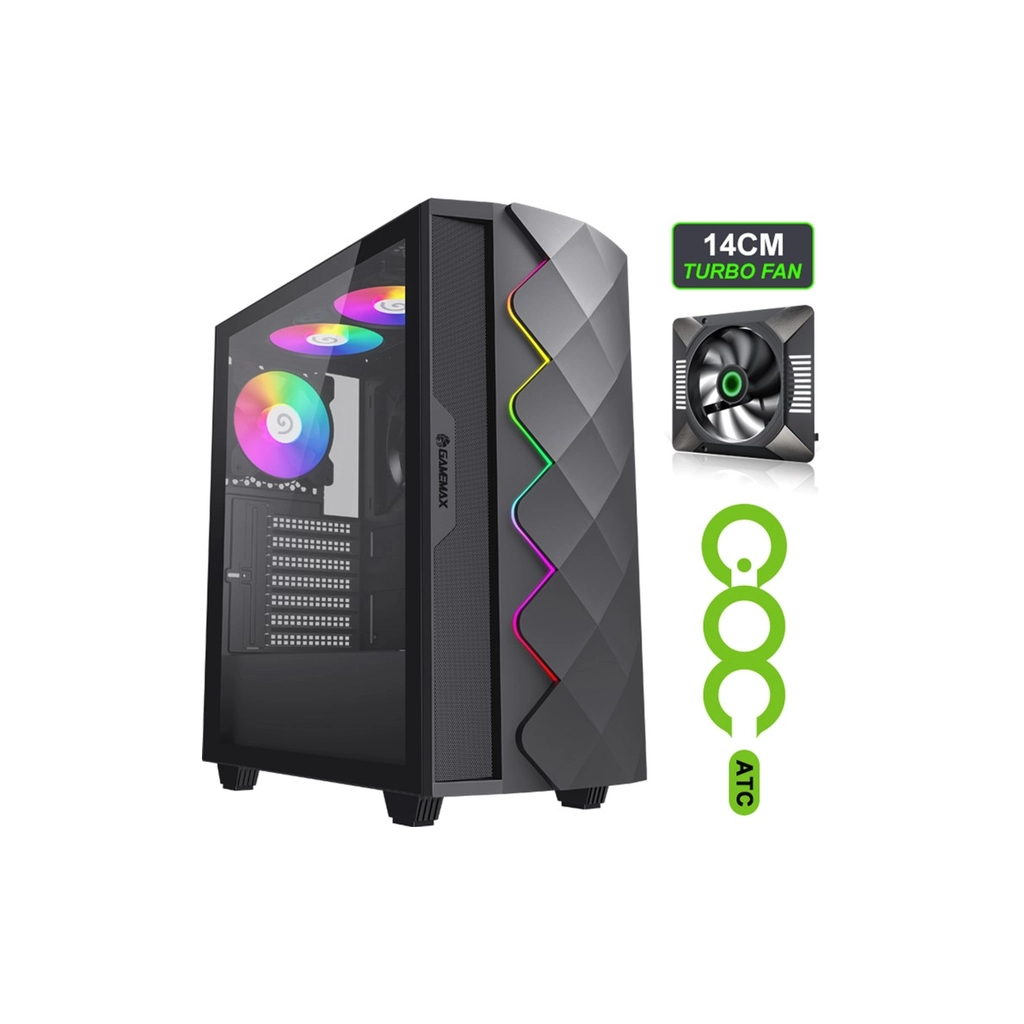 Корпус Gamemax Black Diamond CP - зображення 2