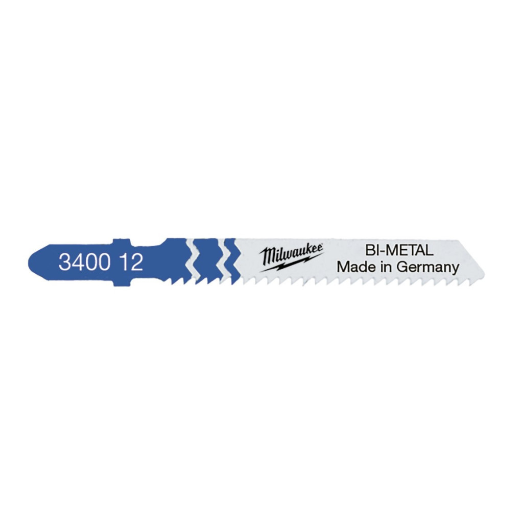 Полотно Milwaukee для лобзика T118BF Bi-Metal, 55мм/ крок зуба 2,0мм,5шт, універсальні (4932340012) - зображення 1