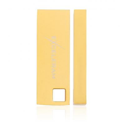 USB флеш накопичувач eXceleram 64GB U1 Series Gold USB 2.0 (EXP2U2U1G64) - зображення 4